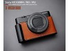 Leather Metal Grip Half Case LE-MHCRX100BR for Sony RX100 Series
